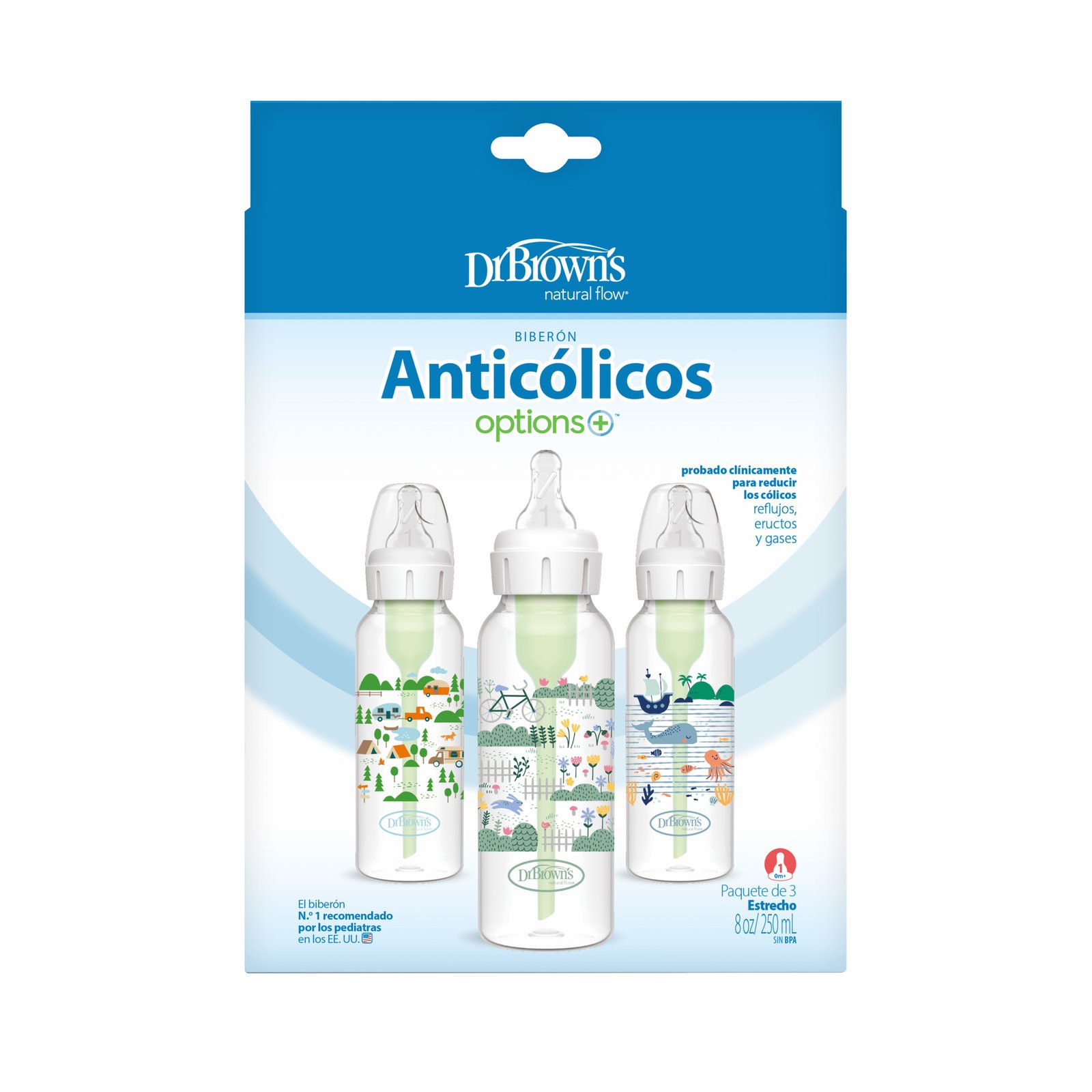 Dr. Brown's Nn Options+ Bottle Giftset Pink 250 ml