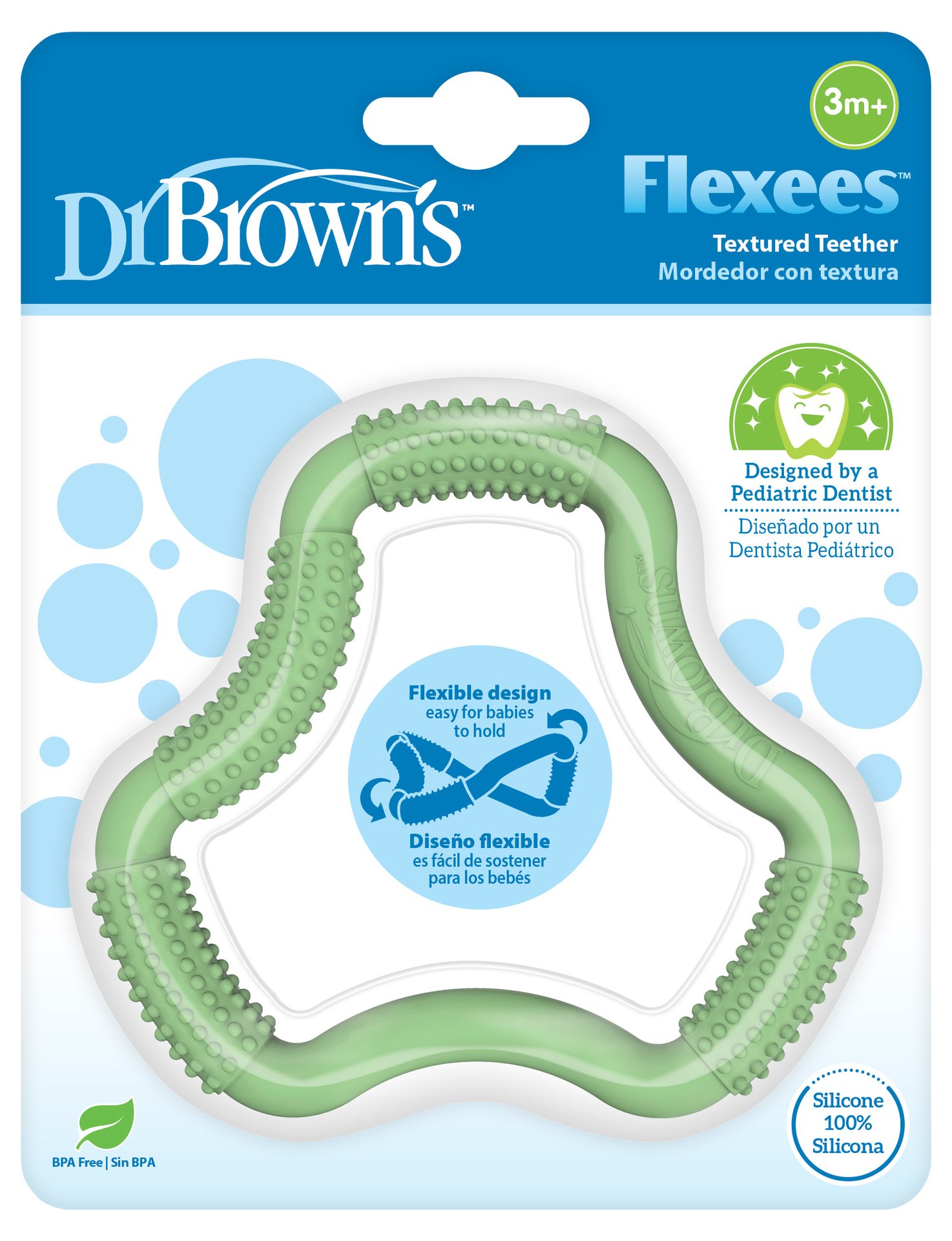 Dr.Brown Teether Flexees - Grön