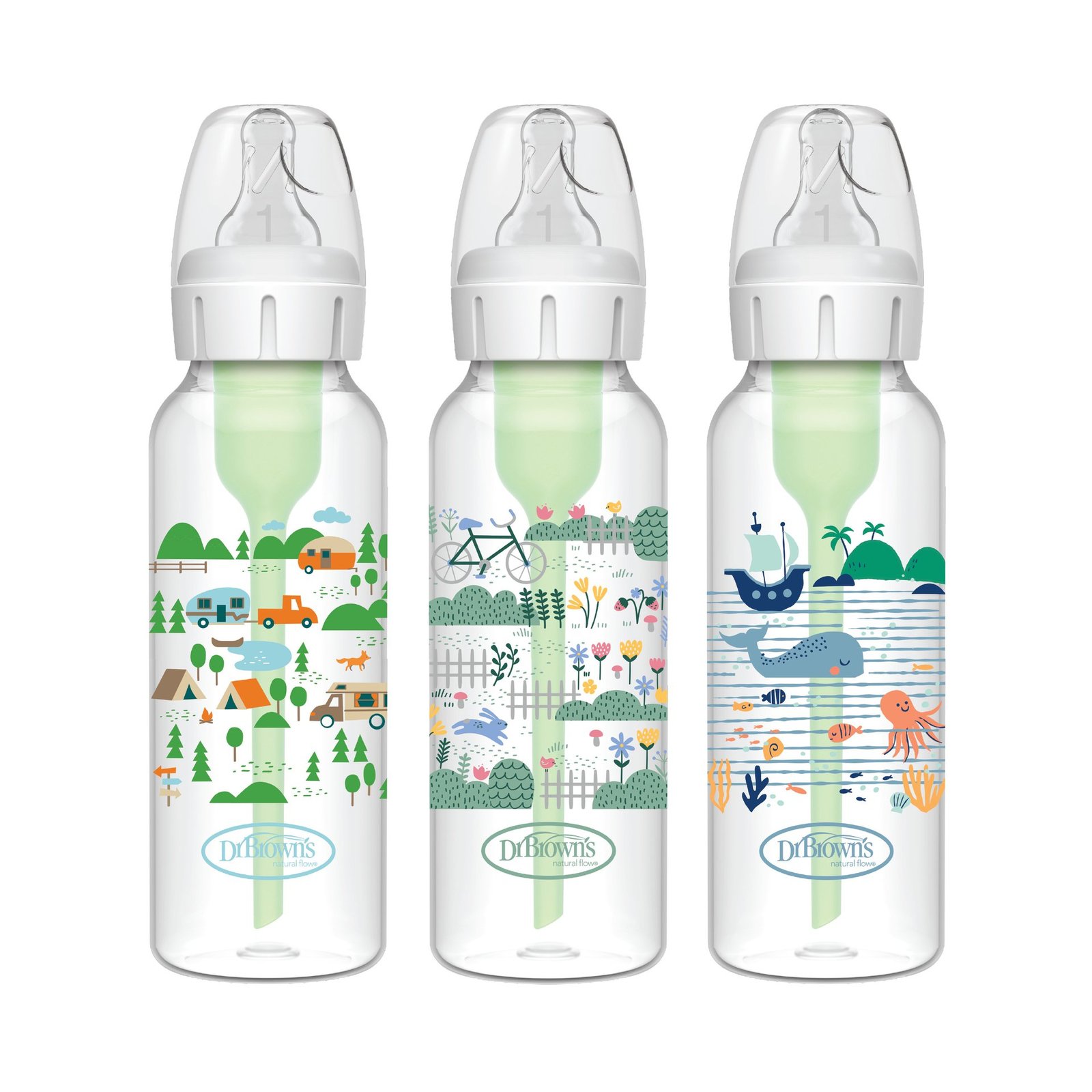 Dr.Brown 250ml NN Opt+ Landscape Bottle 3-pack
