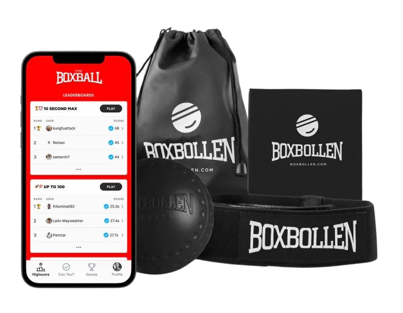BOXBOLLEN Svart 1 set