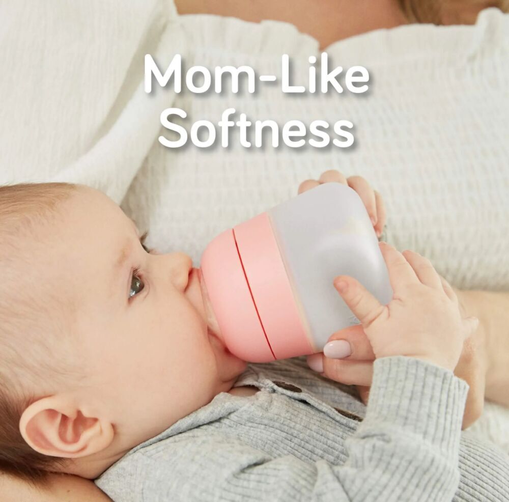 Nanobébé Flexy Silikonflaska grå 150 ml