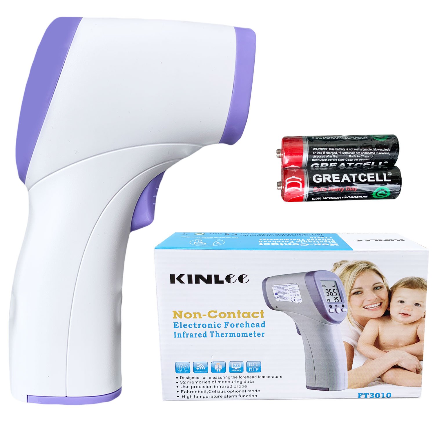 KINLee FT3010 Elektronisk Infraröd Panntermometer