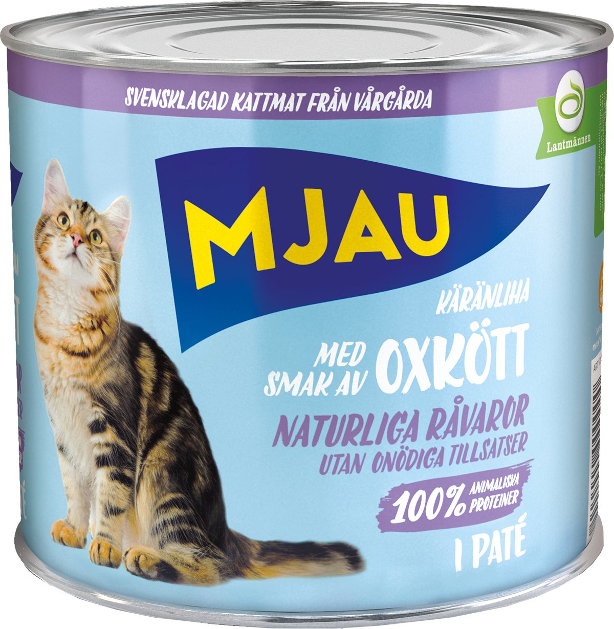 Mjau Konserv Smak Av Oxkött 635 g