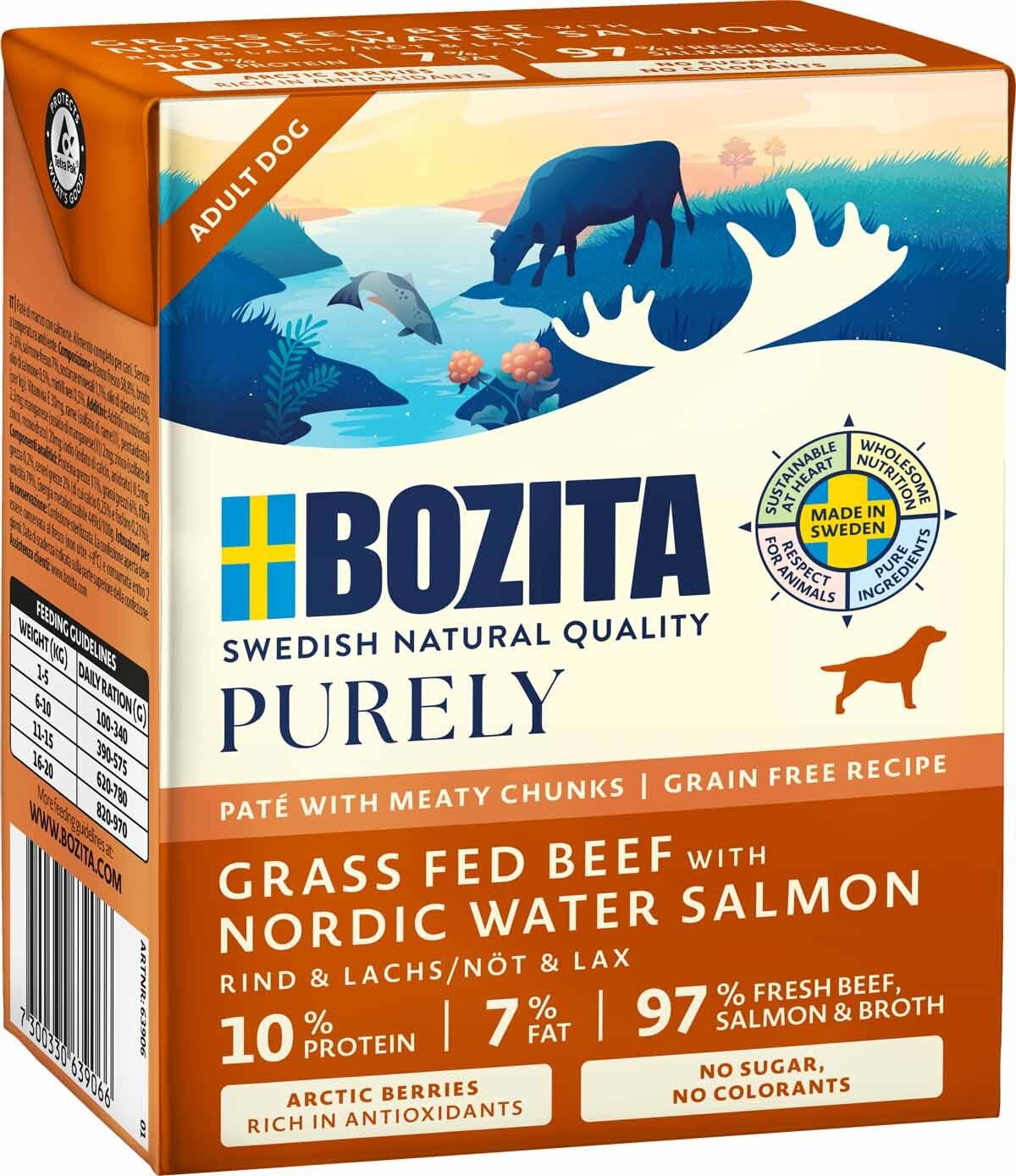 Bozita Dog Purely Pate Salmon 370 g
