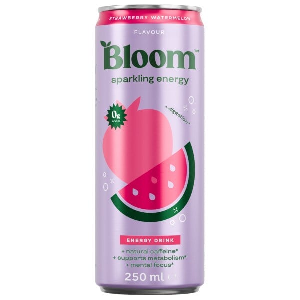 Bloom Sparkling Energy Strawberry Watermelon 250 ml