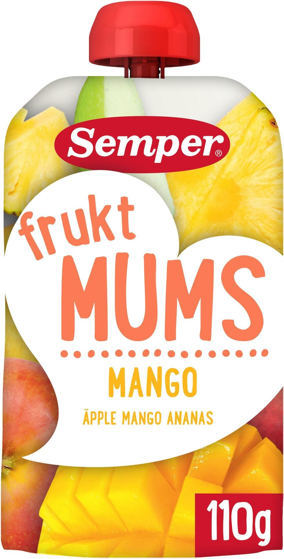 Semper Fruktmums Mango 110g