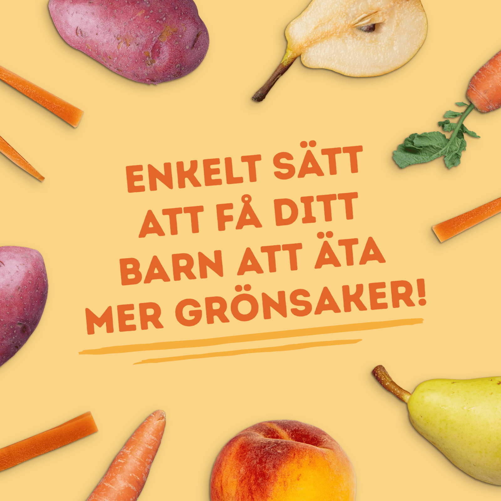 Semper Veggiemums Klämmis Blåbär & Päron från 6 månader 110 g