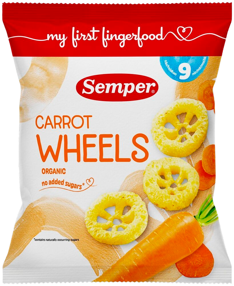 Semper Carrot Wheels 9 månader 15 g