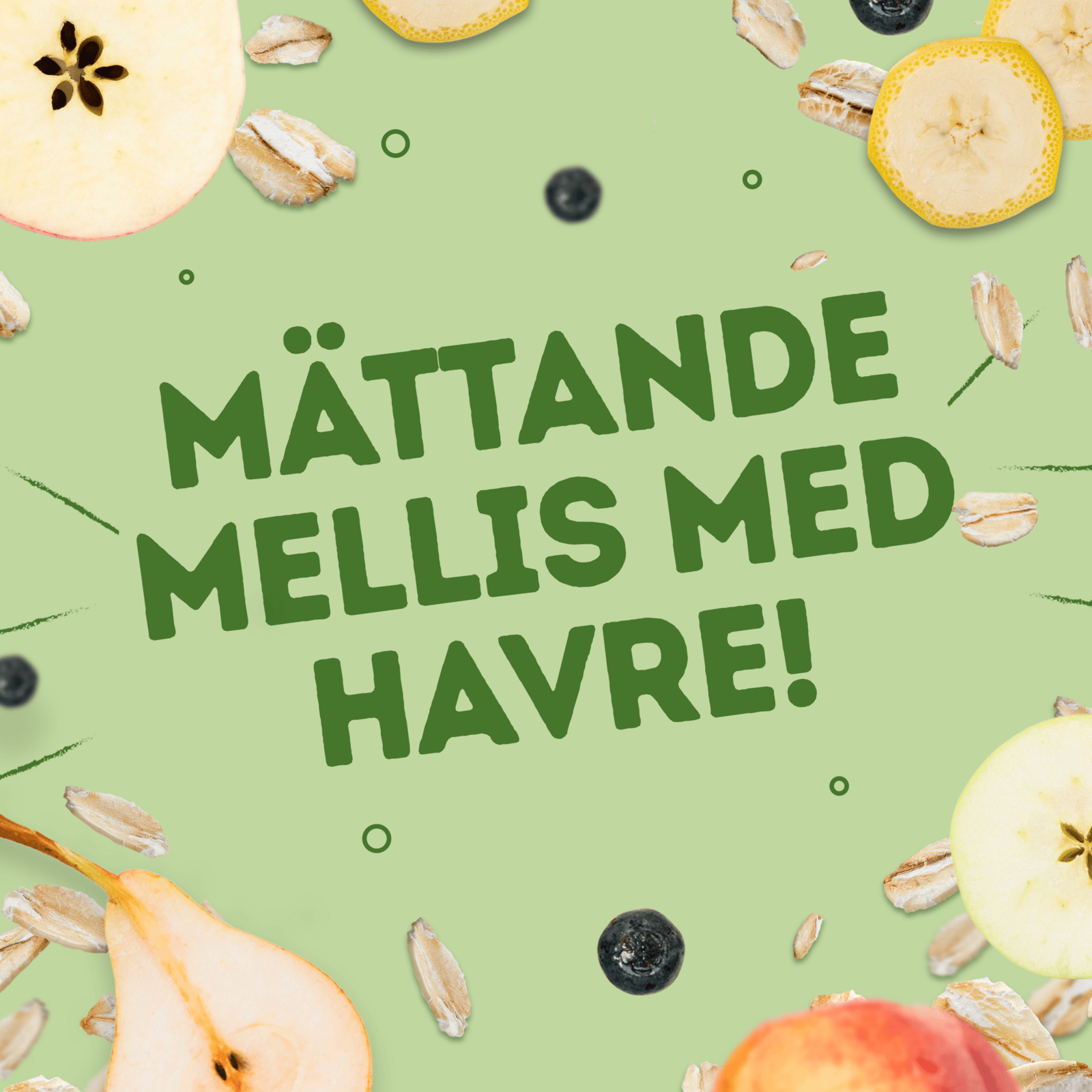 Semper Havremums Klämmis Äpple från 6 månader 110 g