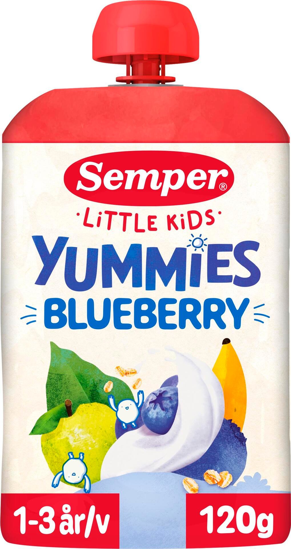 Semper Yummies Blåbär 1-3 år
