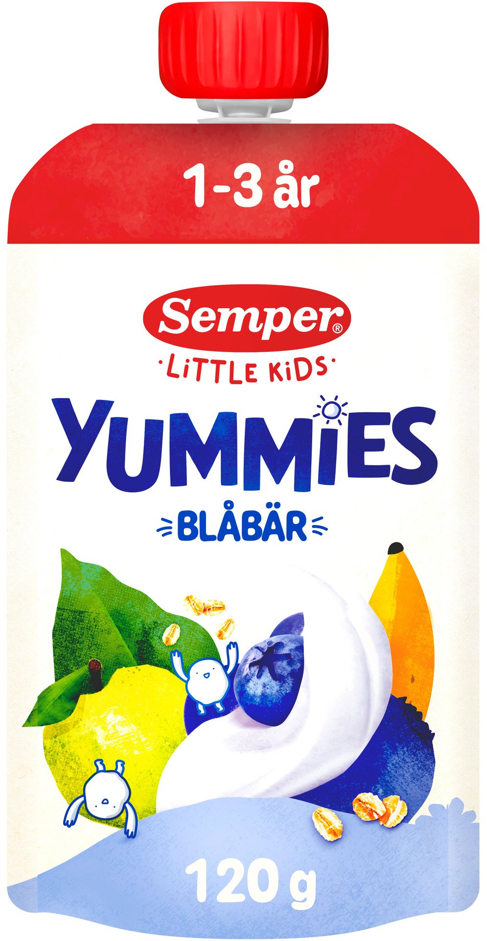 Semper Yummies Blåbär 1-3 år