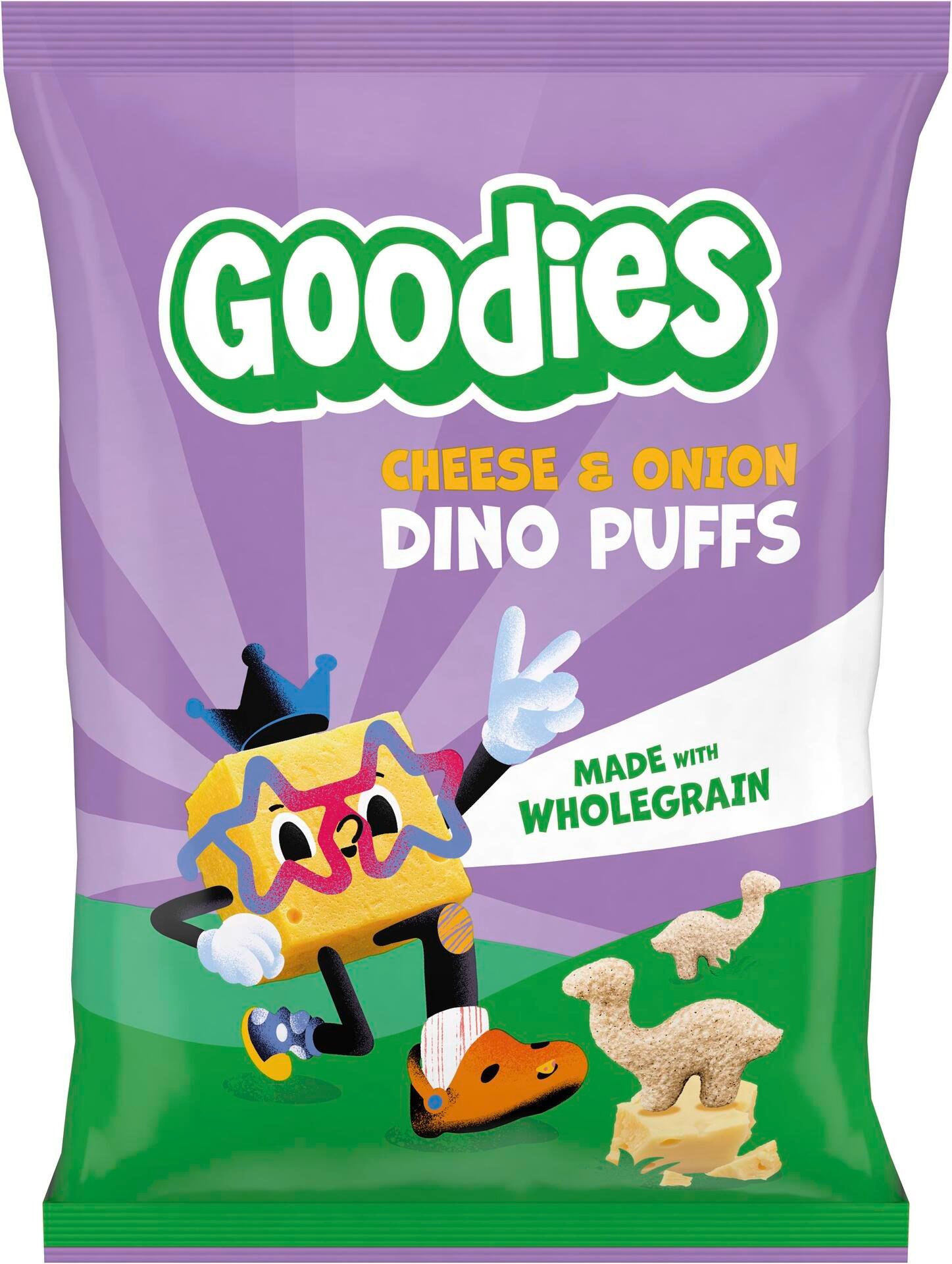 Goodies Dino Puffs Ost & Lök 3 år 30 g
