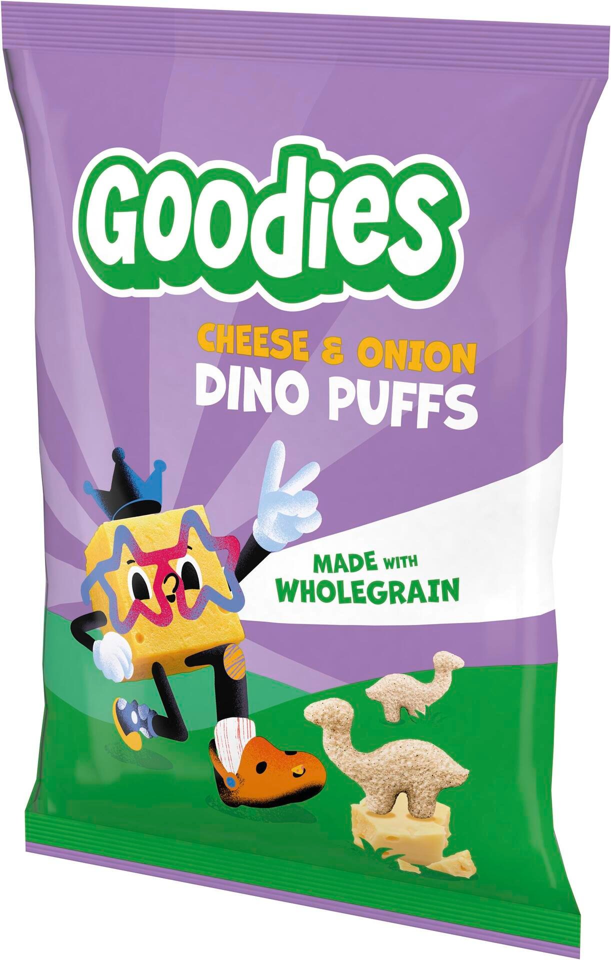 Goodies Dino Puffs Ost & Lök 3 år 30 g