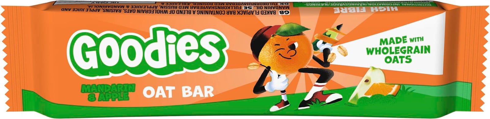 Goodies Oat Bar Mandarin Äpple 23 g