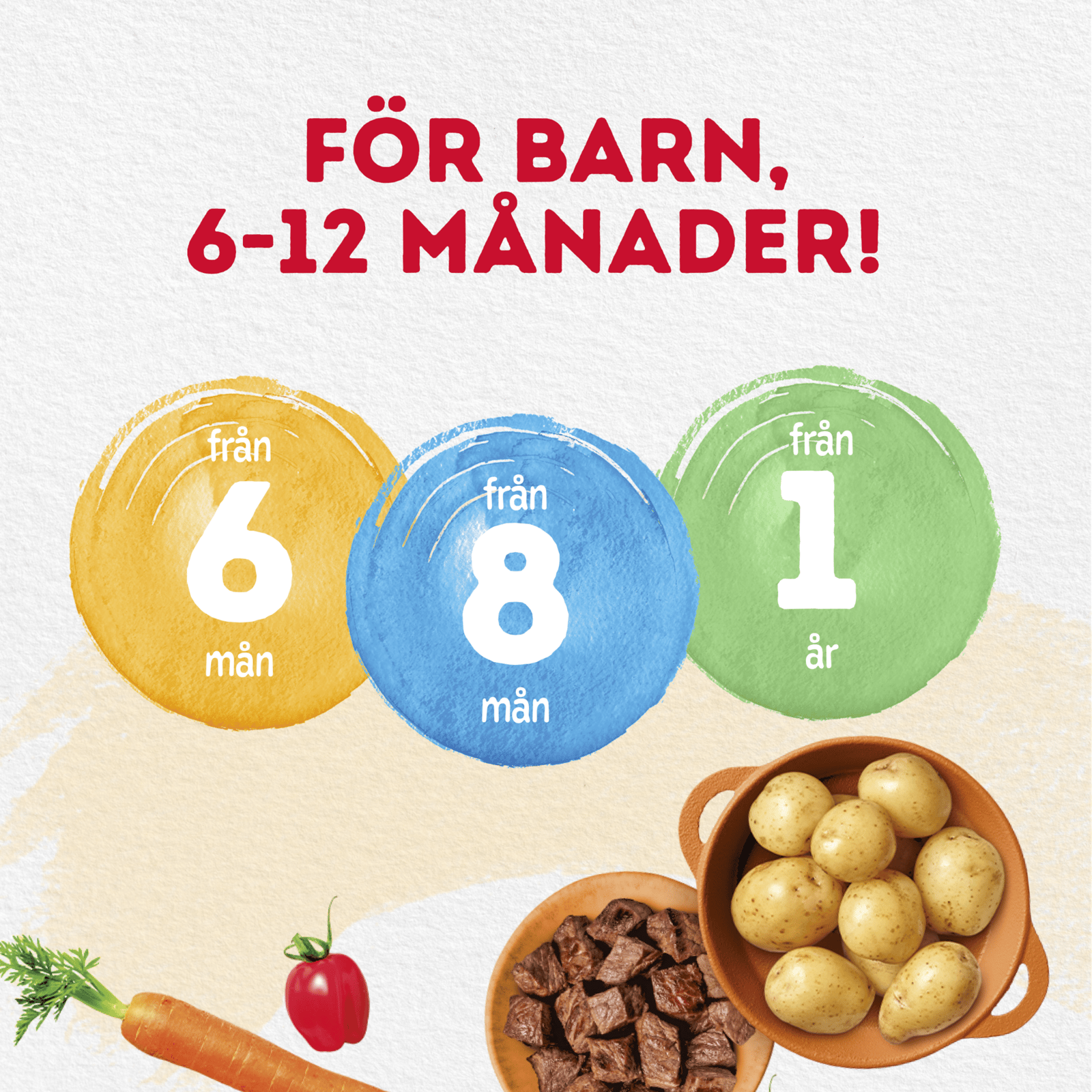 Semper Grönsaker Med Fisk Och Ärtor Från 1 år