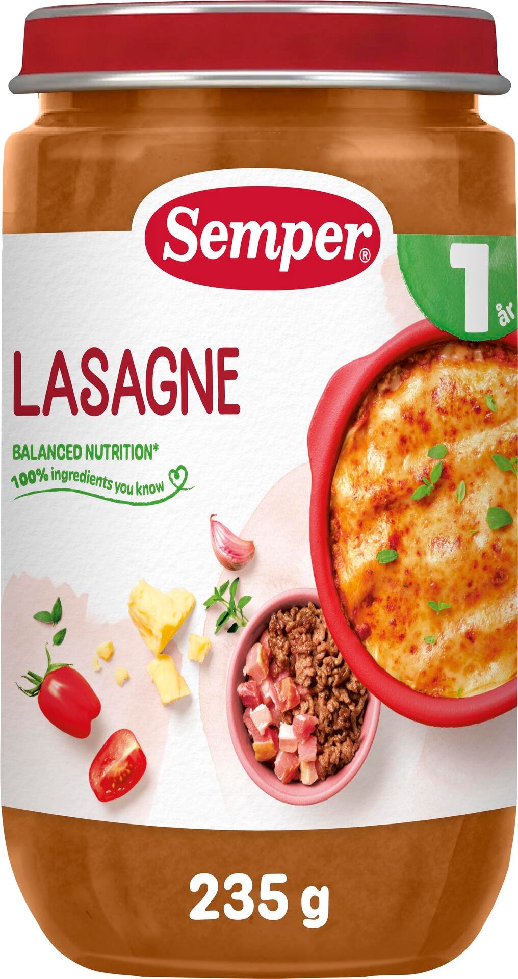Semper Lasagne 1 år