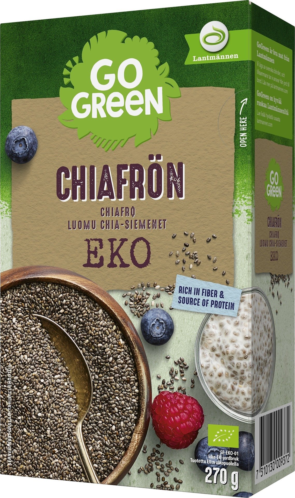 GoGreen Chiafrön Ekologiska 270 g