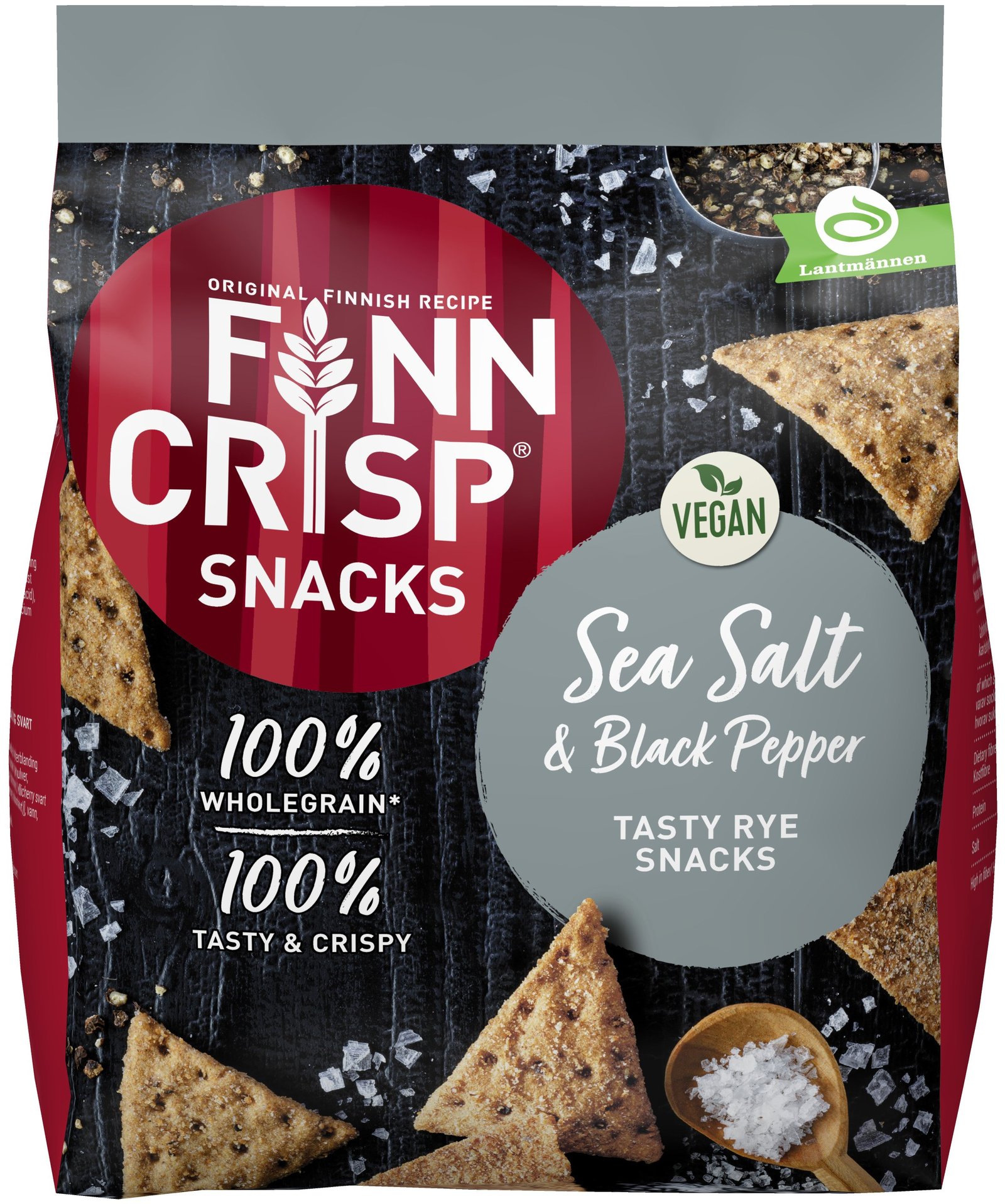 FINNCRISP Rye Sea Salt & Black Pepper 150g