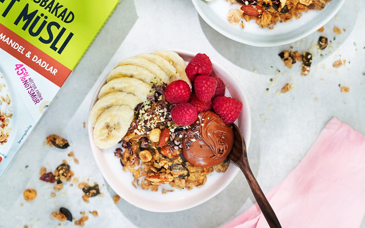 Paulúns Soft Müsli Hasselnöt, Mandel 375 g