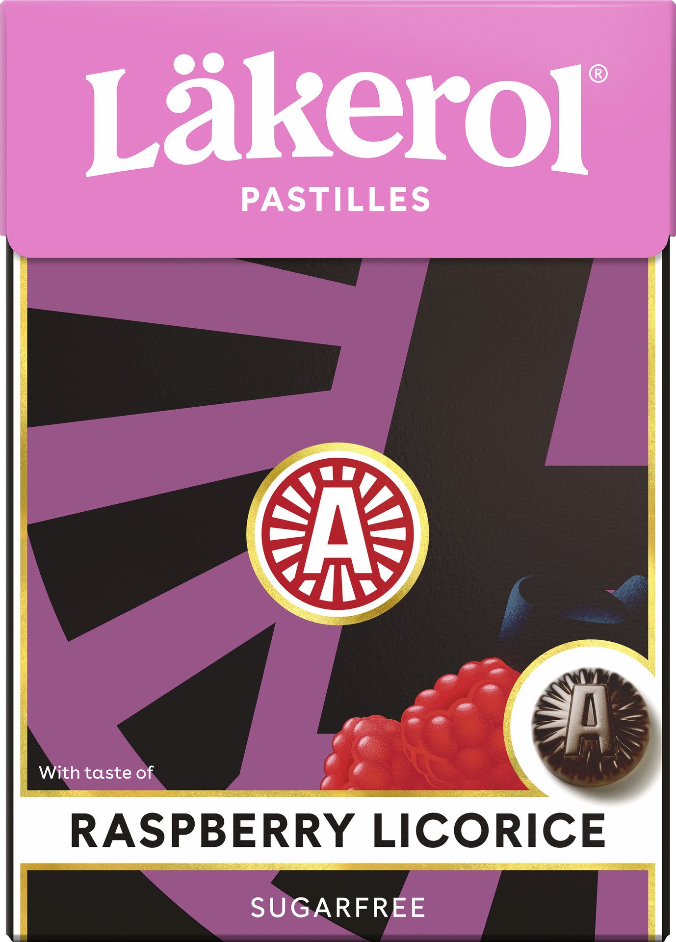 Läkerol Rasberry Licorice Big Pack 75 g