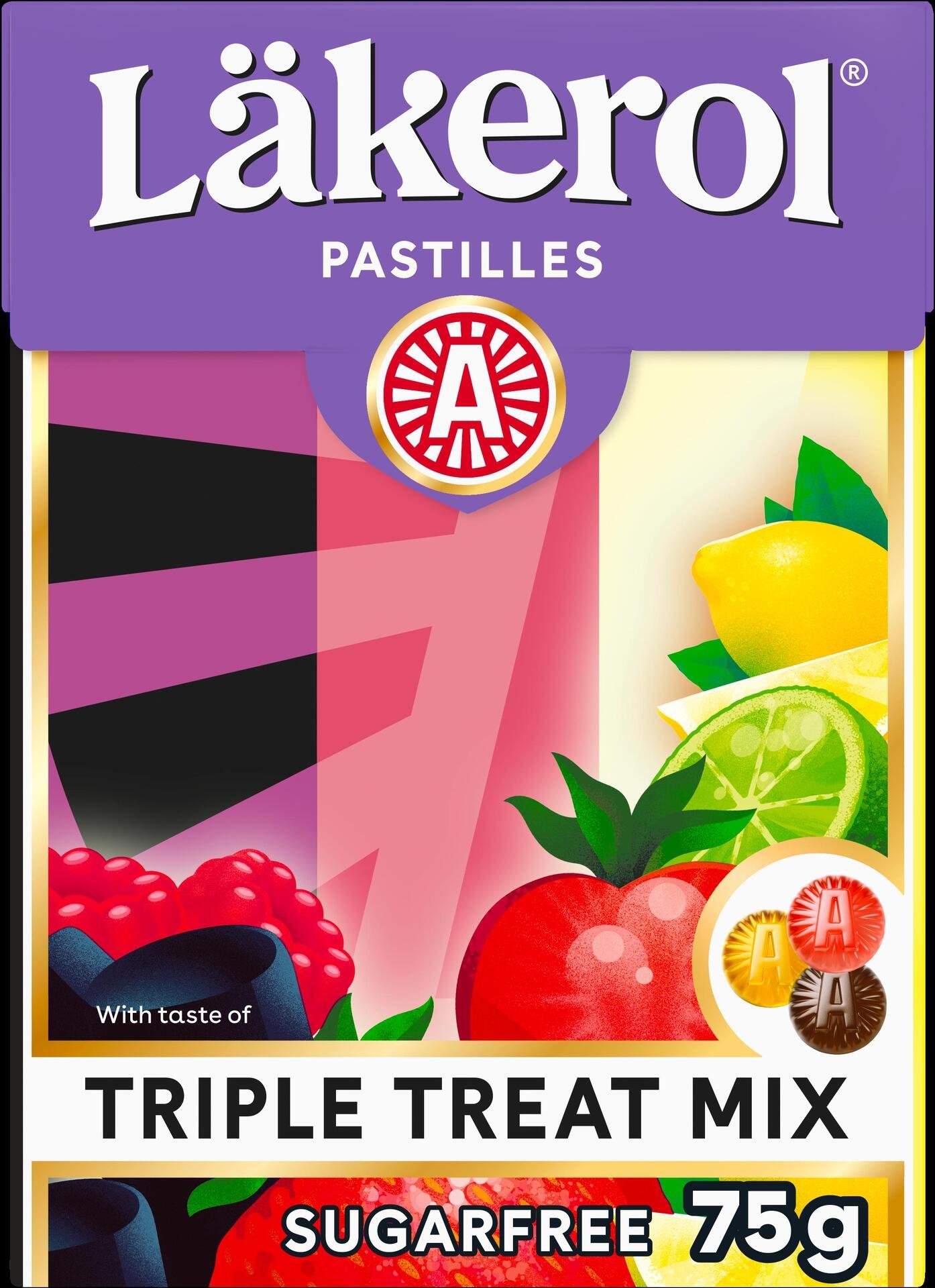 Läkerol Triple Treat Mix 75 g