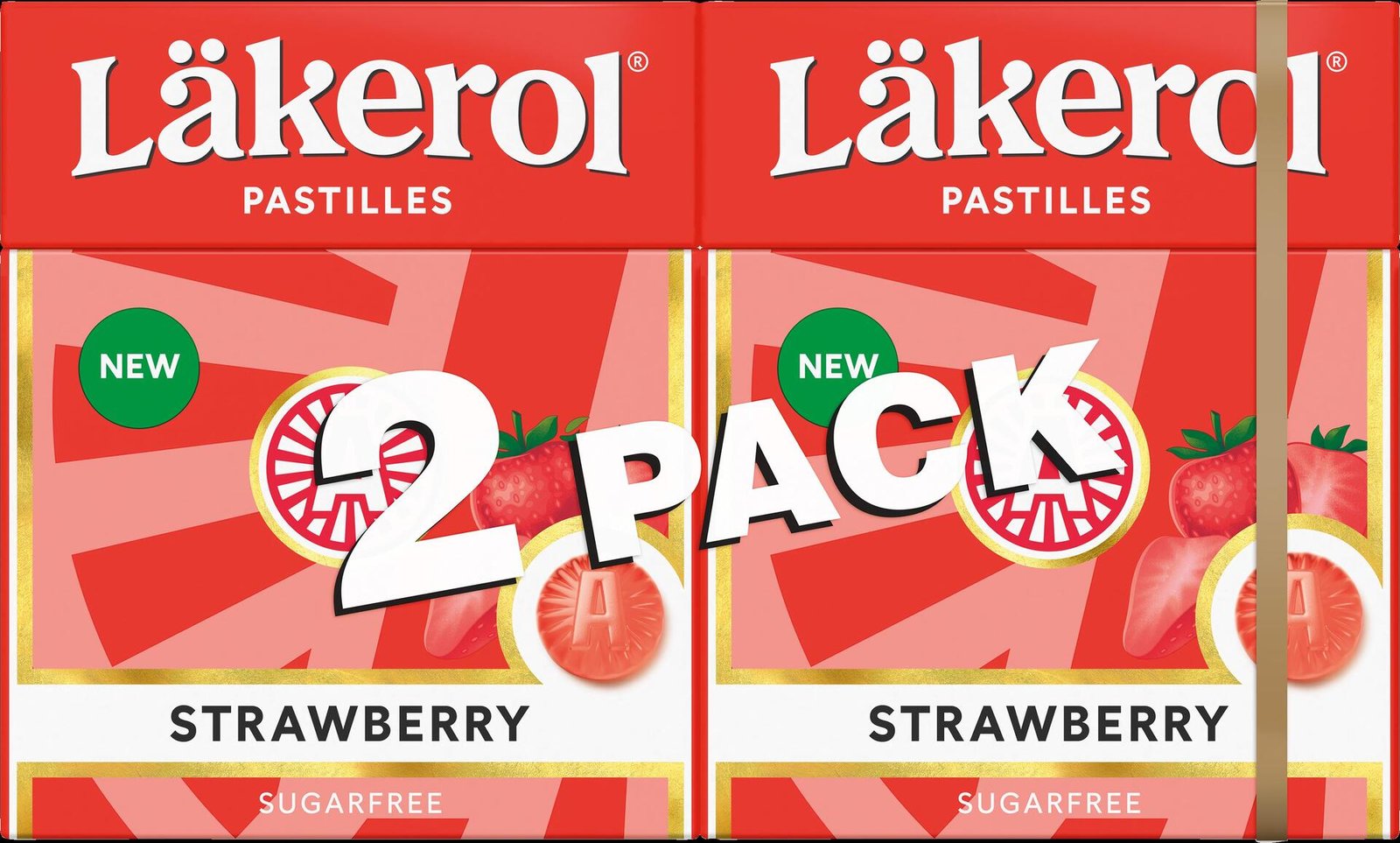 Läkerol Classic Strawberry 2-pack