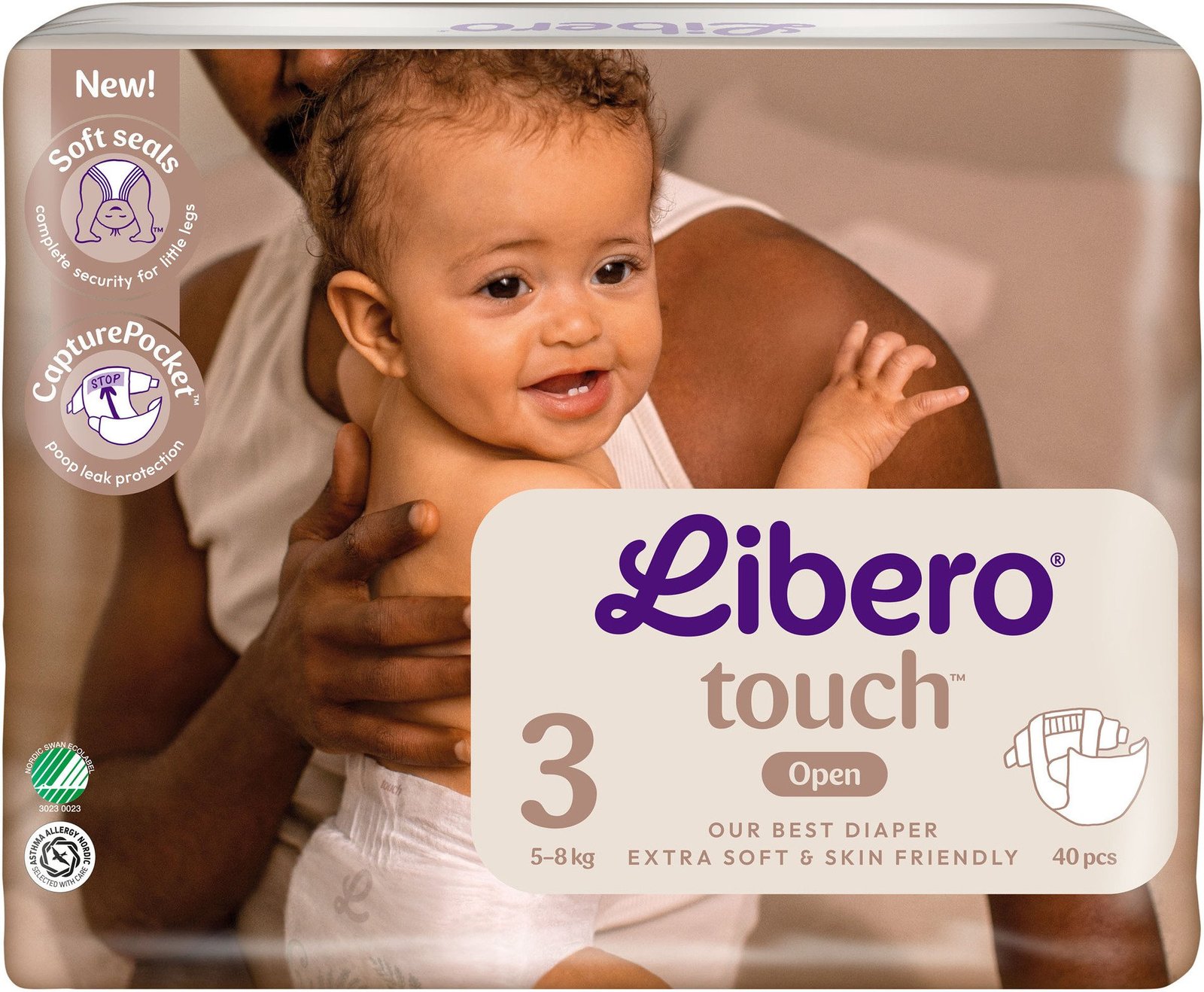 Libero Touch 3 Blöjor (5-8 kg) 40 st