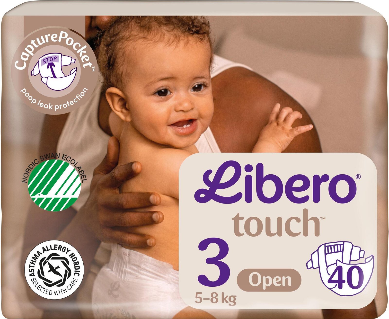 Libero Touch 3 Blöjor (5-8 kg) 40 st