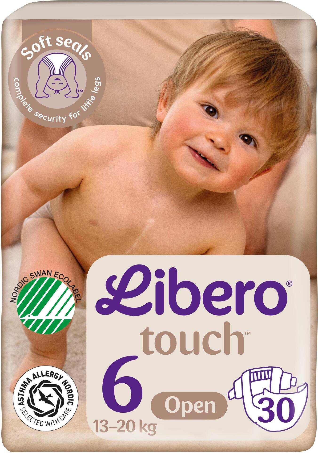 Libero Touch 6 Blöjor (13-20 kg) 30 st