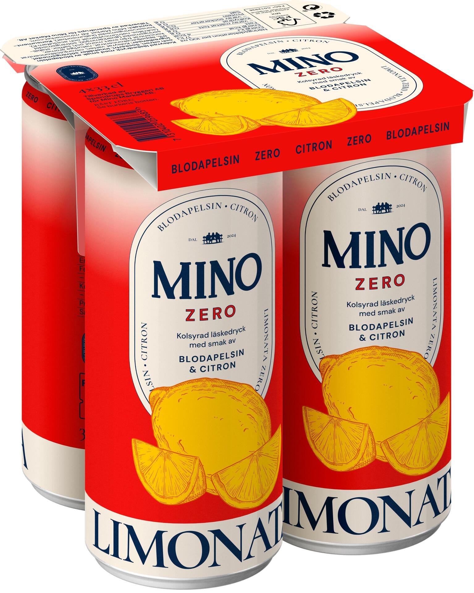 Mino Blodapelsin Citron