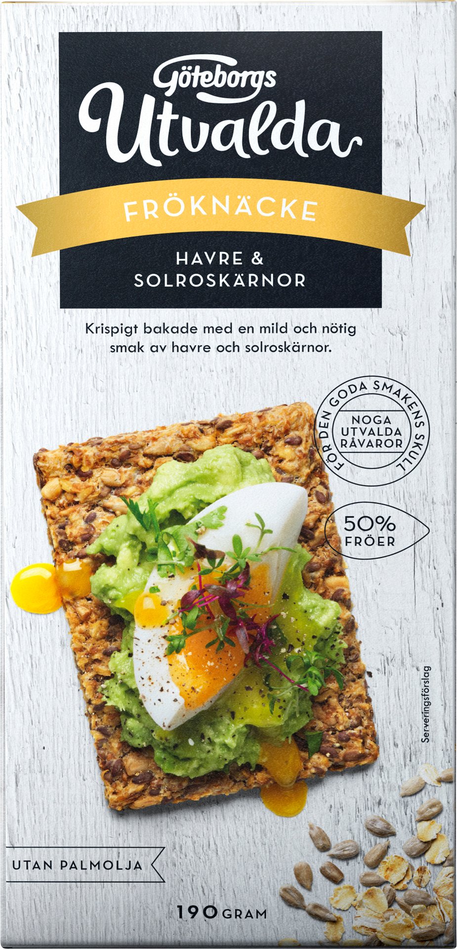 Göteborgs Utvalda Fröknäcke Havre & Solrosfrön 190 g