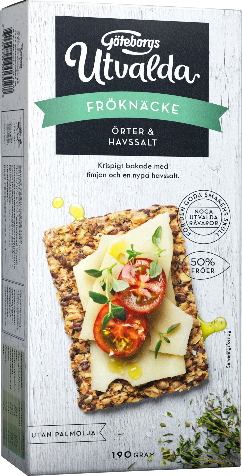 Göteborgs Utvalda Fröknäcke Örter & Havssalt 190 g