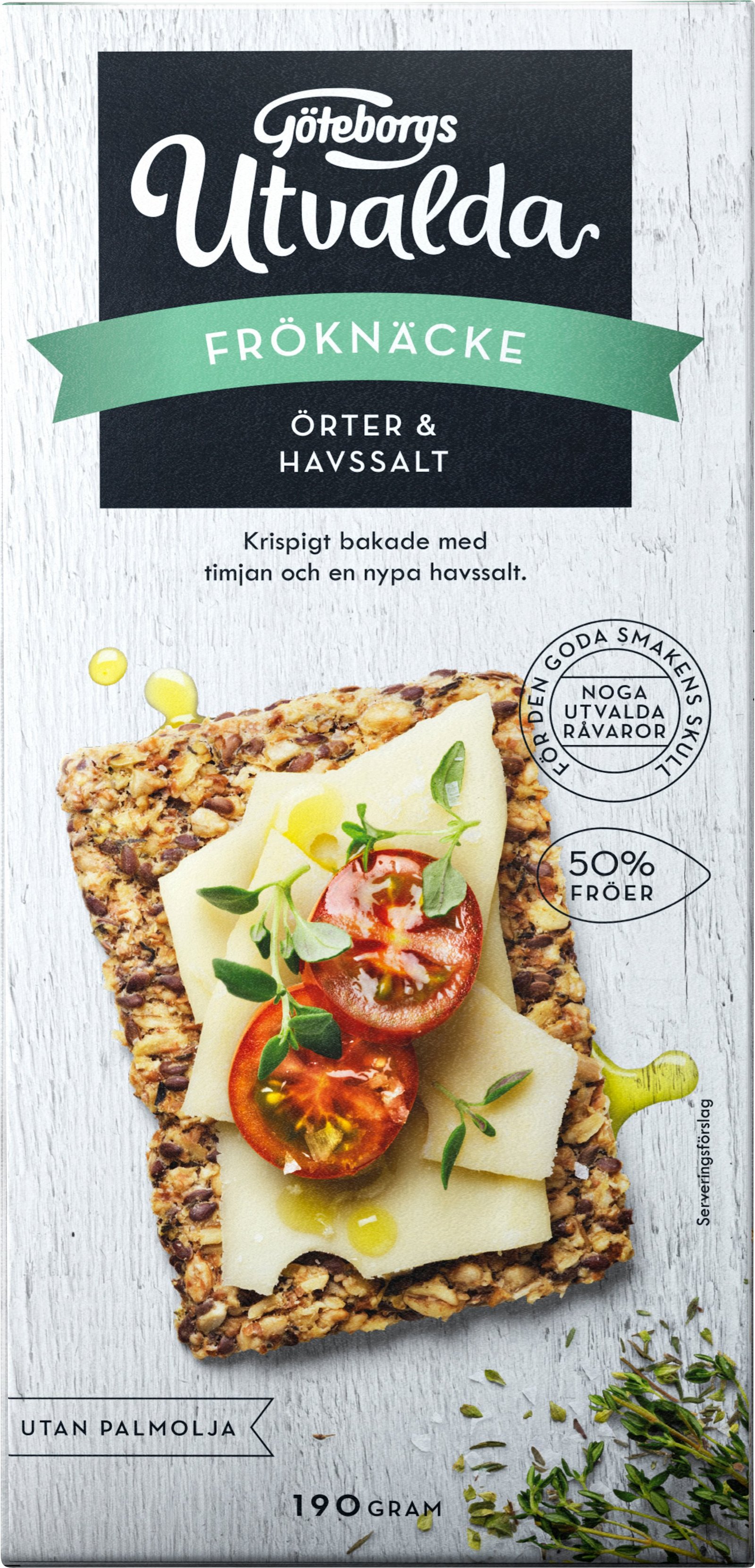 Göteborgs Utvalda Fröknäcke Örter & Havssalt 190 g