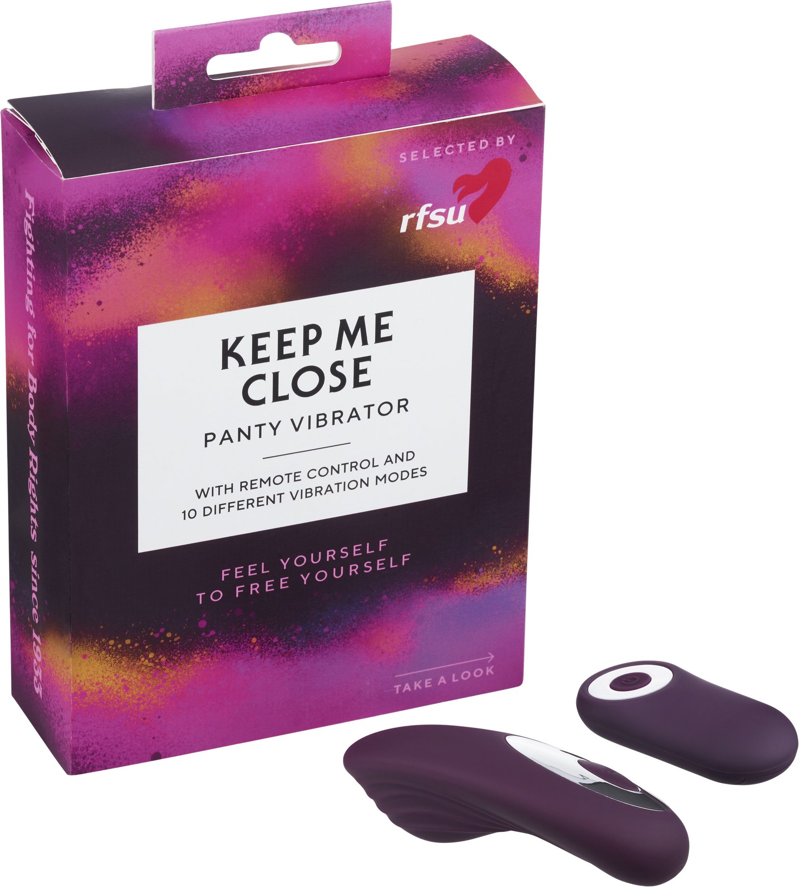 RFSU Keep Me Close Trosvibrator & Fjärrkontroll 1 st