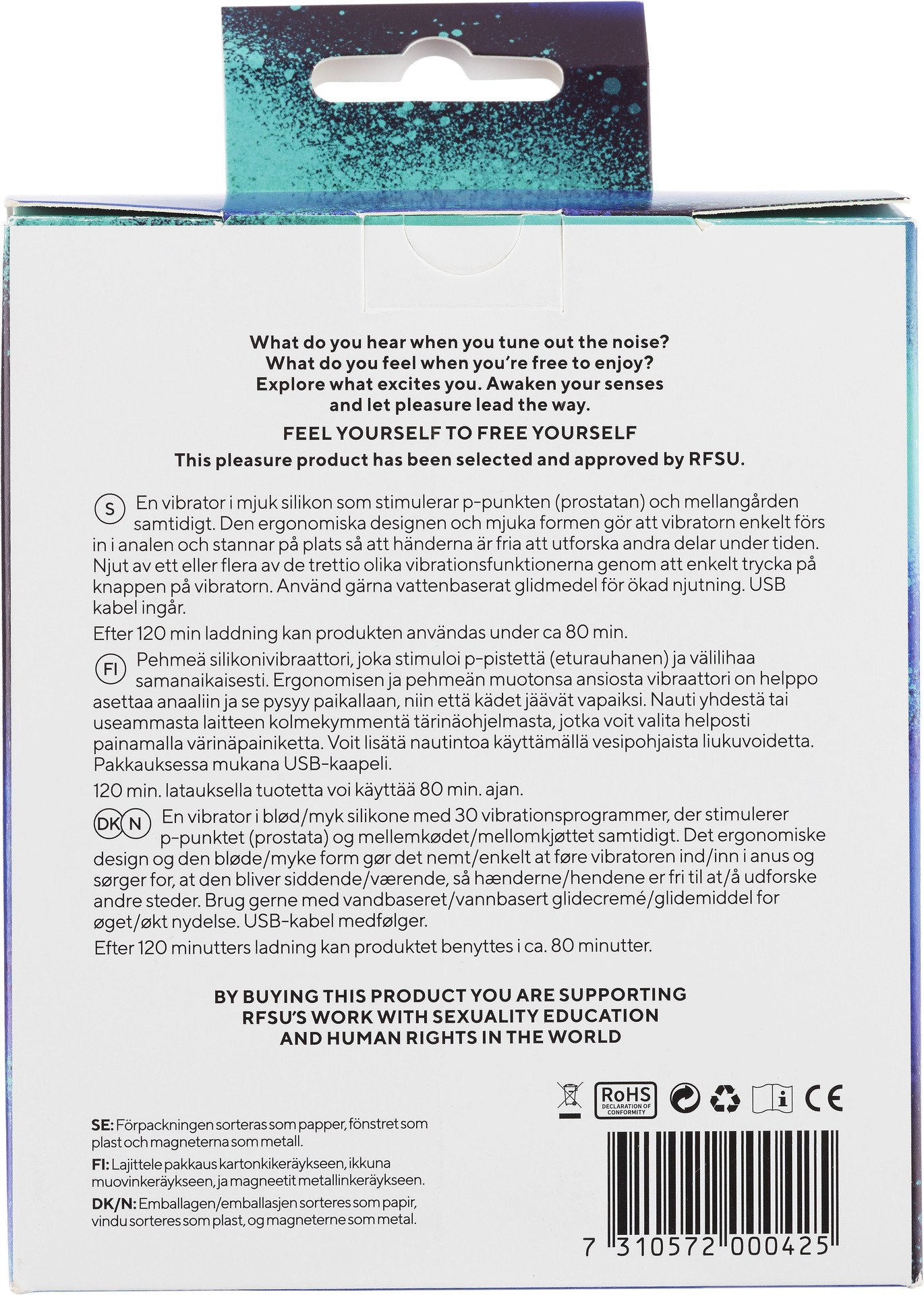 RFSU More Pleasure Anal P-Punktsvibrator 1 st