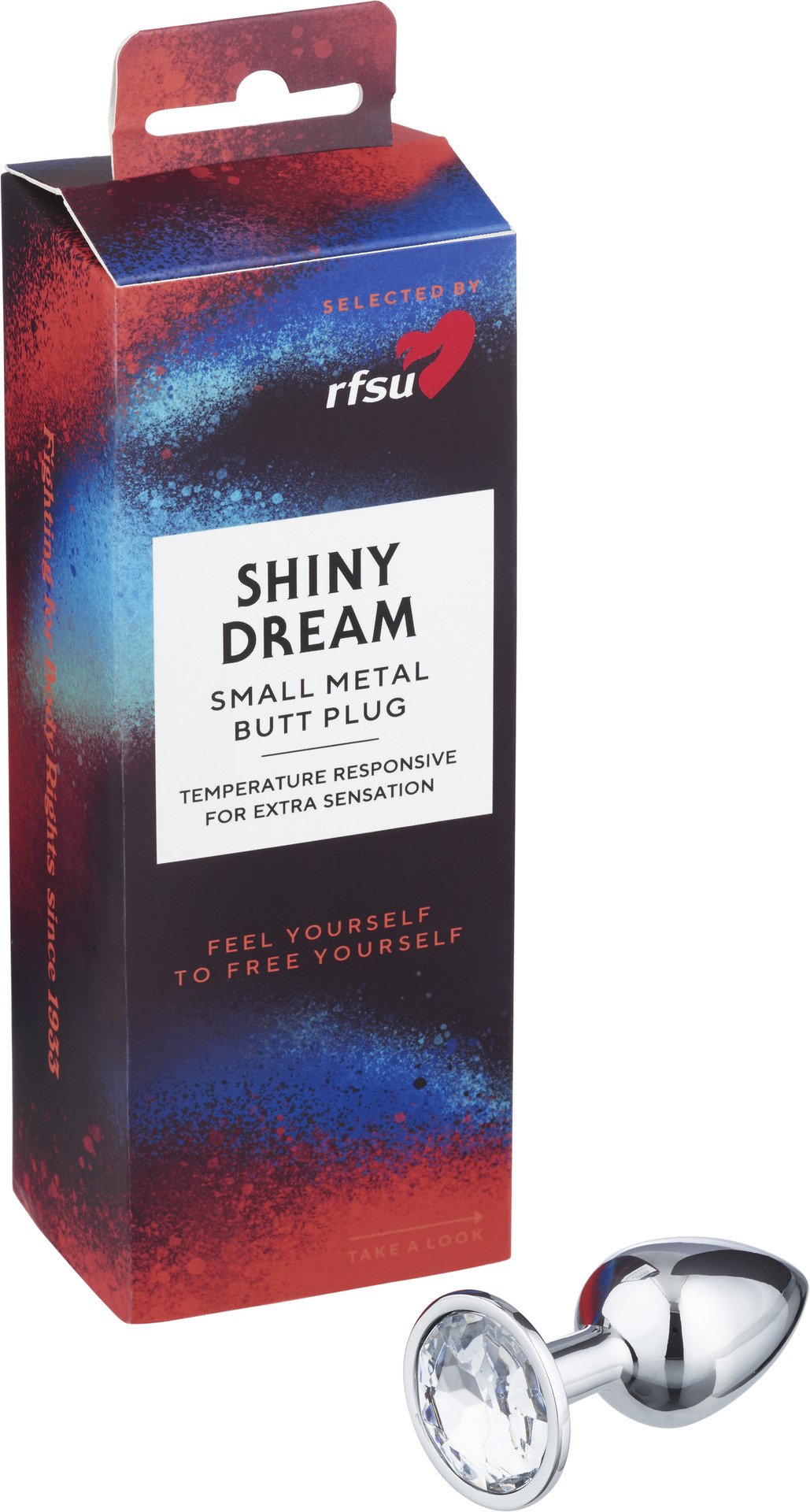 RFSU Shiny Dream Liten Analplugg Metall 1 st