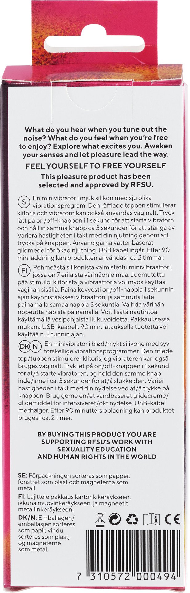 RFSU Sweet Vibes Minivibrator 1 st