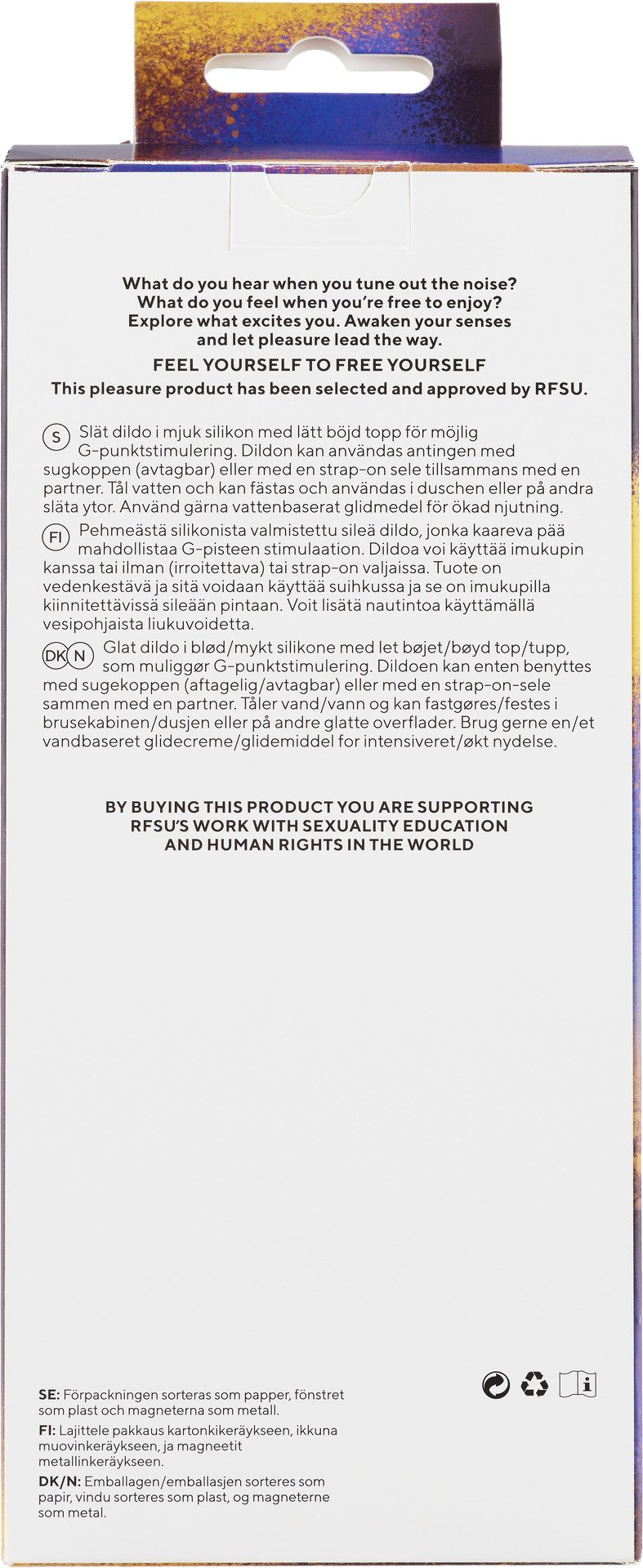 RFSU Excite Me Klassisk Dildo 1 st