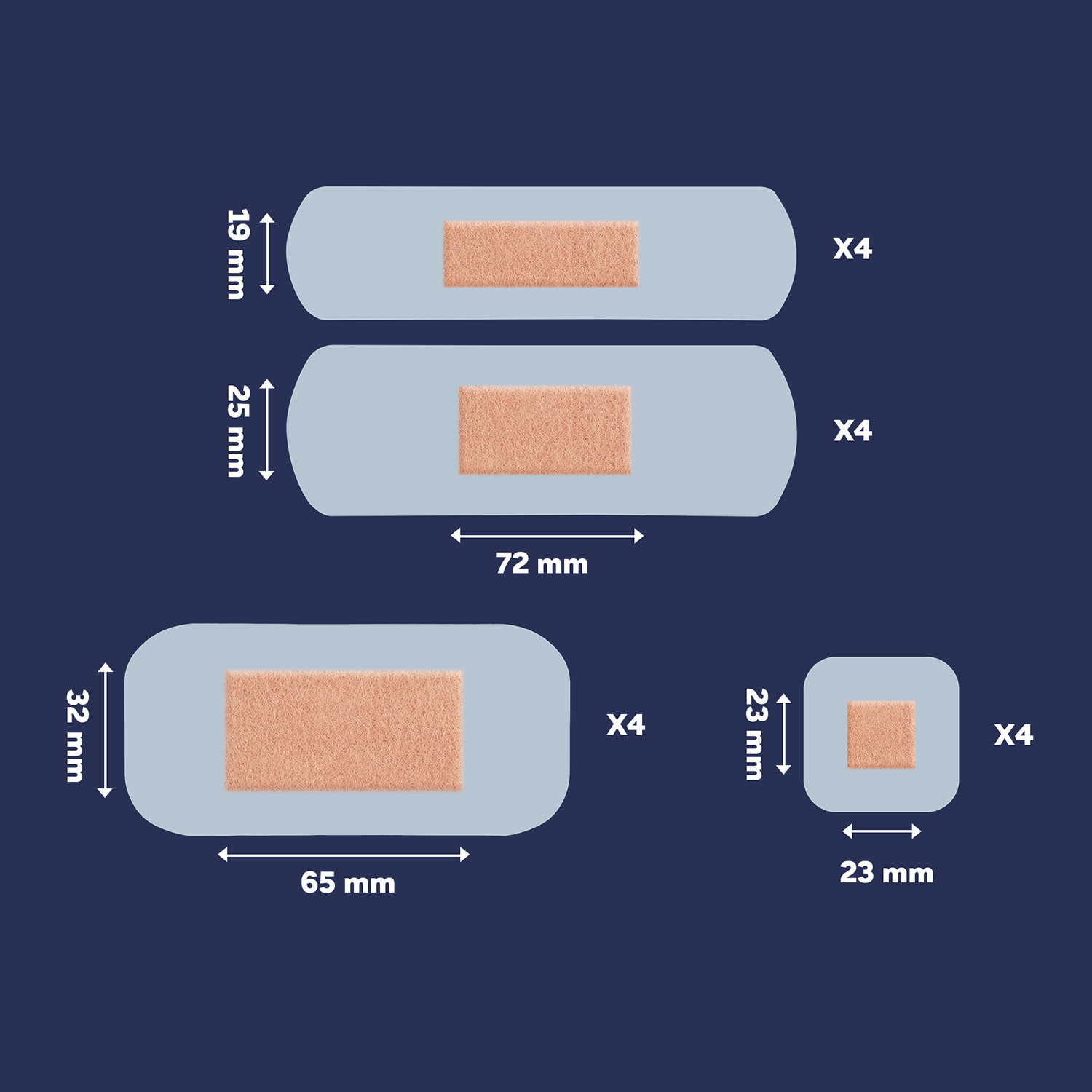 Salvequick Aqua Block Family Pack 16 st