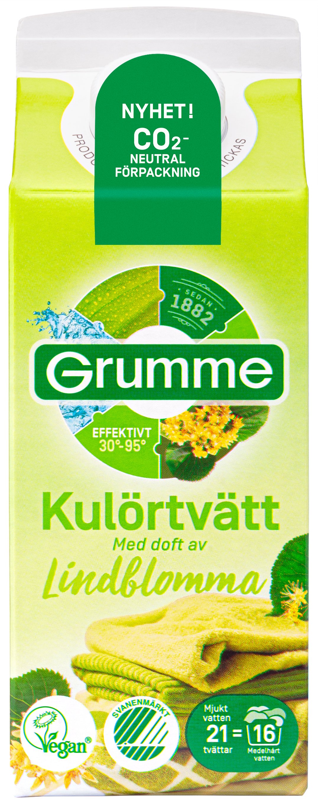 Grumme Kulörtvätt Lindblomma 750 ml