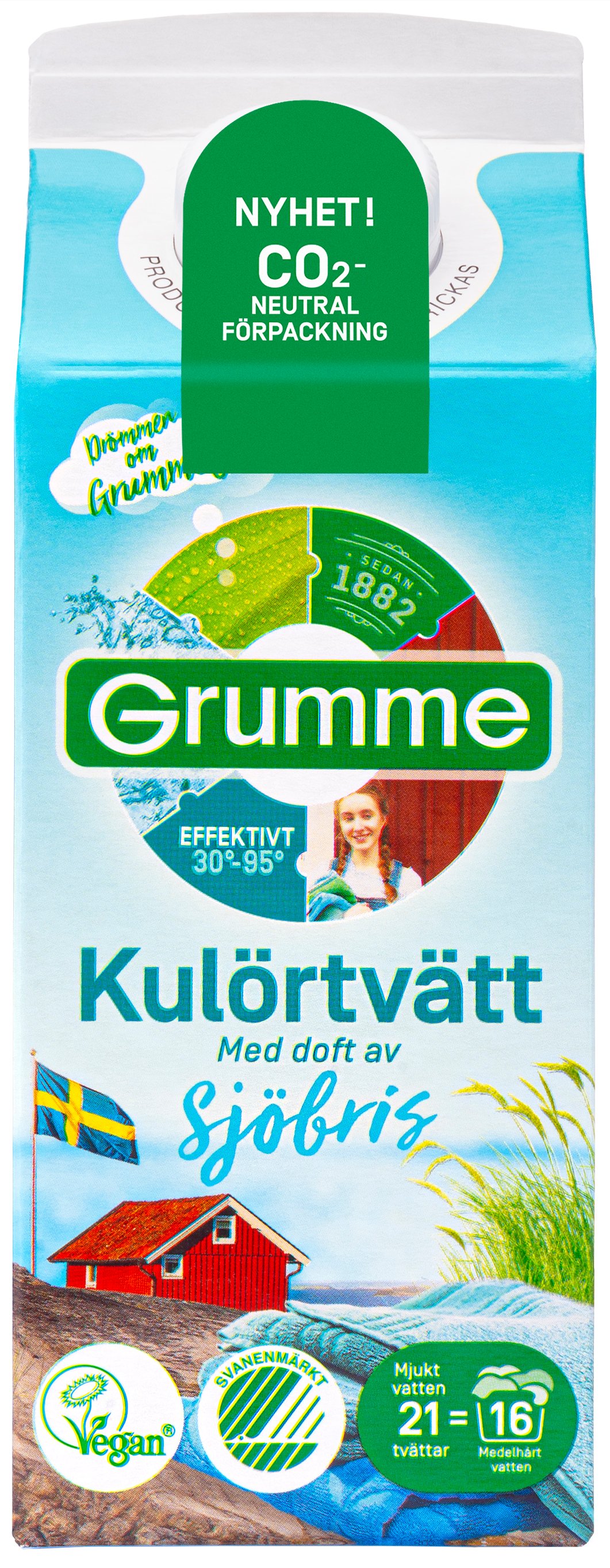 Grumme Kulörtvätt Sjöbris 750 ml
