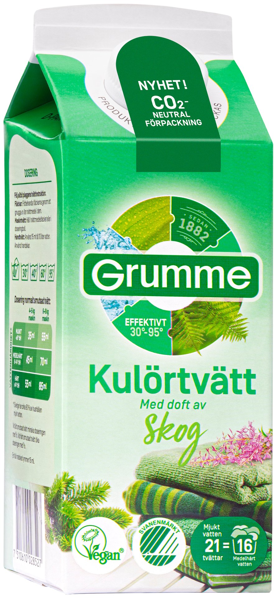 Grumme Kulörtvätt Skog 750 ml