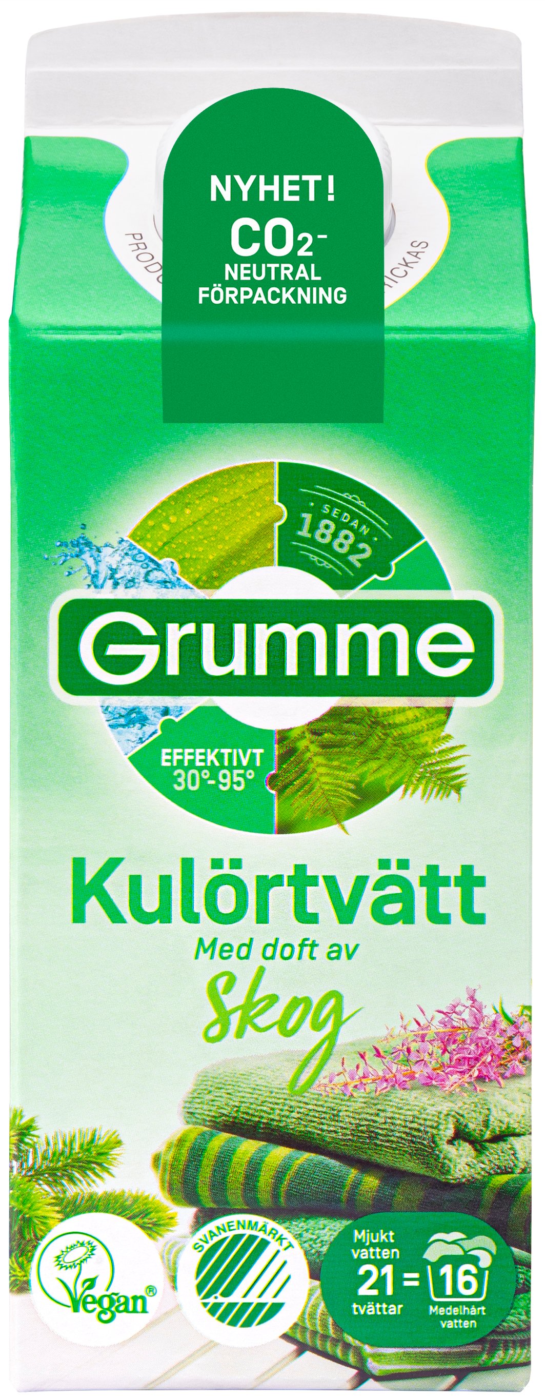 Grumme Kulörtvätt Skog 750 ml