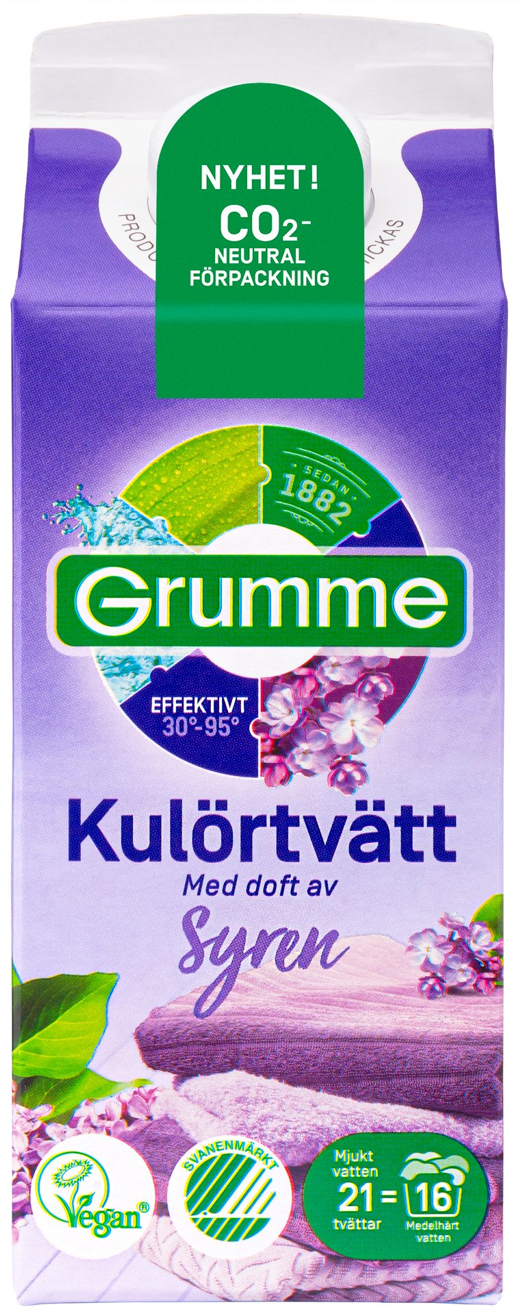 Grumme Kulörtvätt Syrén 750 ml