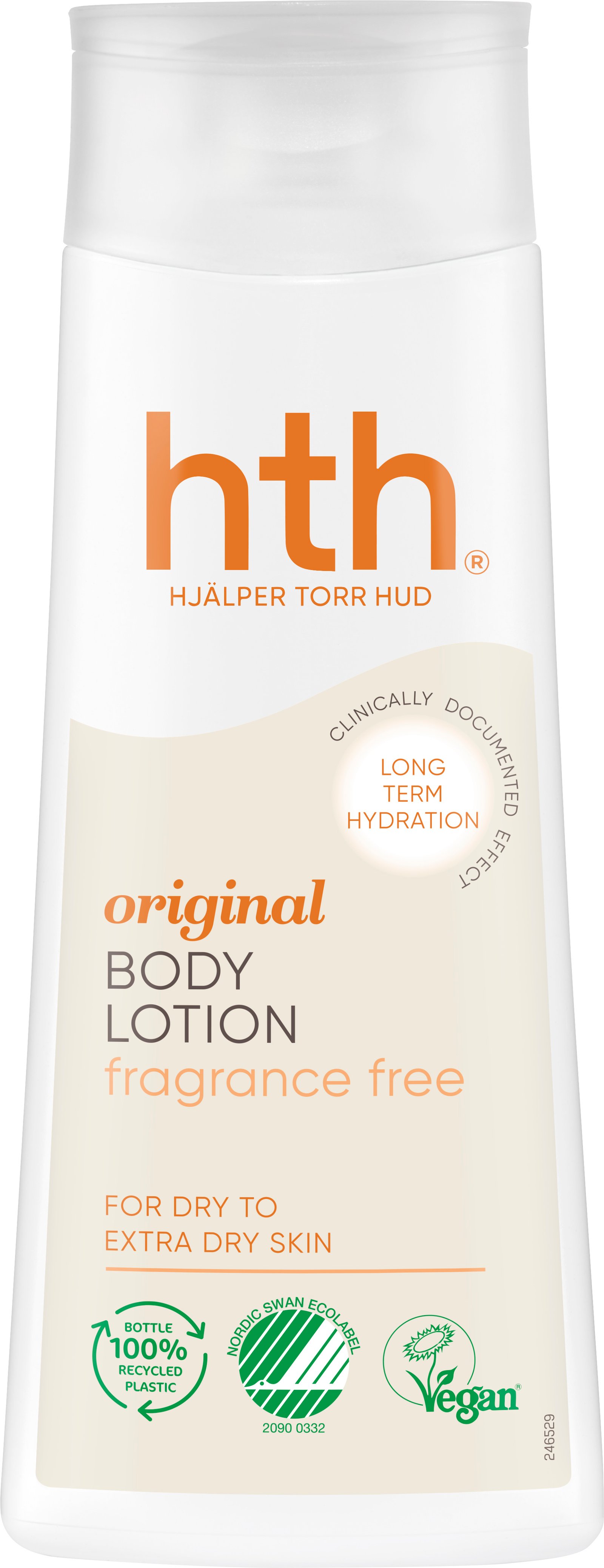 HTH Original Body Lotion Oparfymerad 200 ml