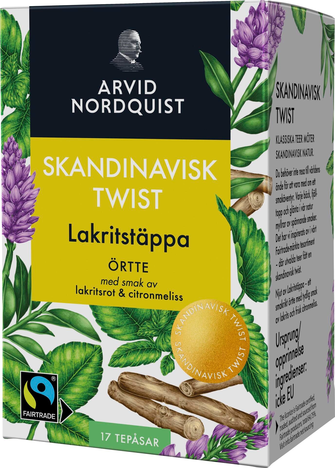 Arvid Nordquist Te Lakritstäppa 17 st