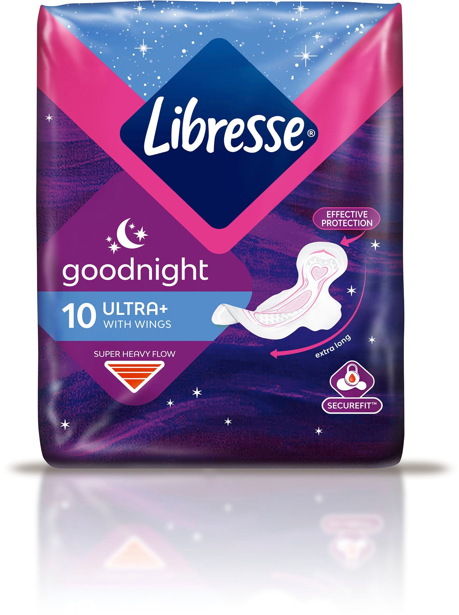 Libresse Goodnight Ultra+ Wings Binda 10 st