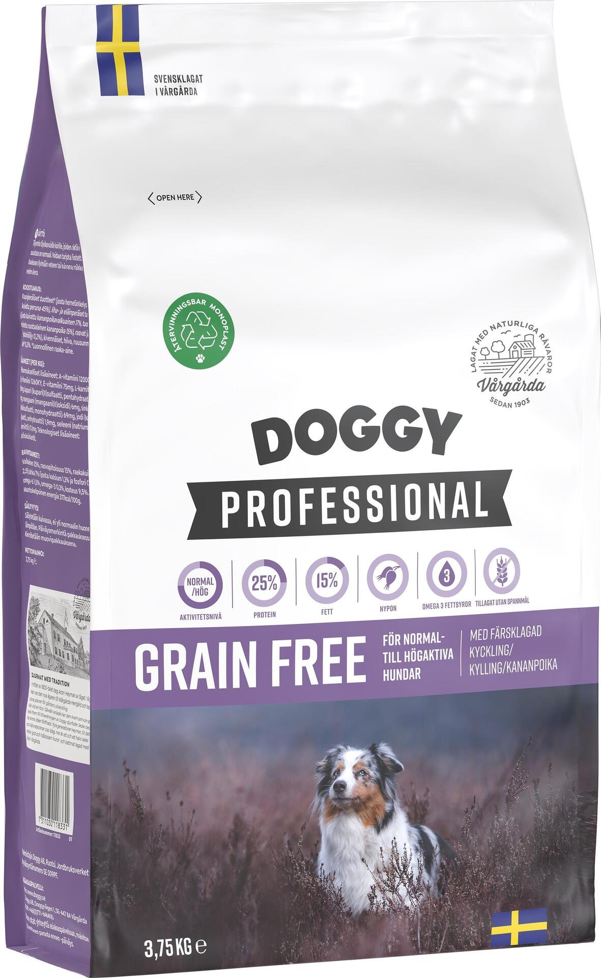 Doggy Professional Grain Free 3,75 kg