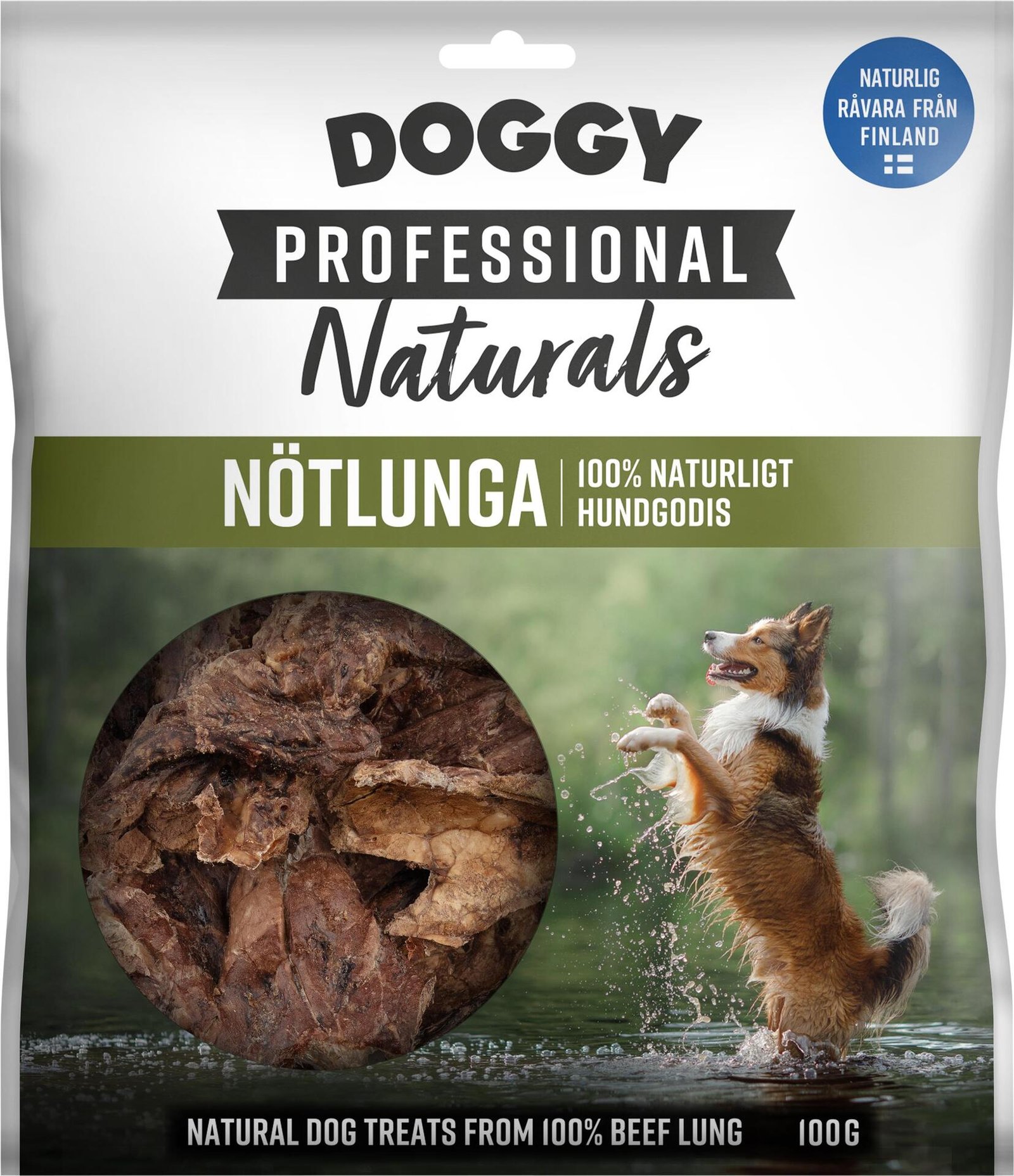 Doggy Professional Hundgodis Nötlunga 100 g