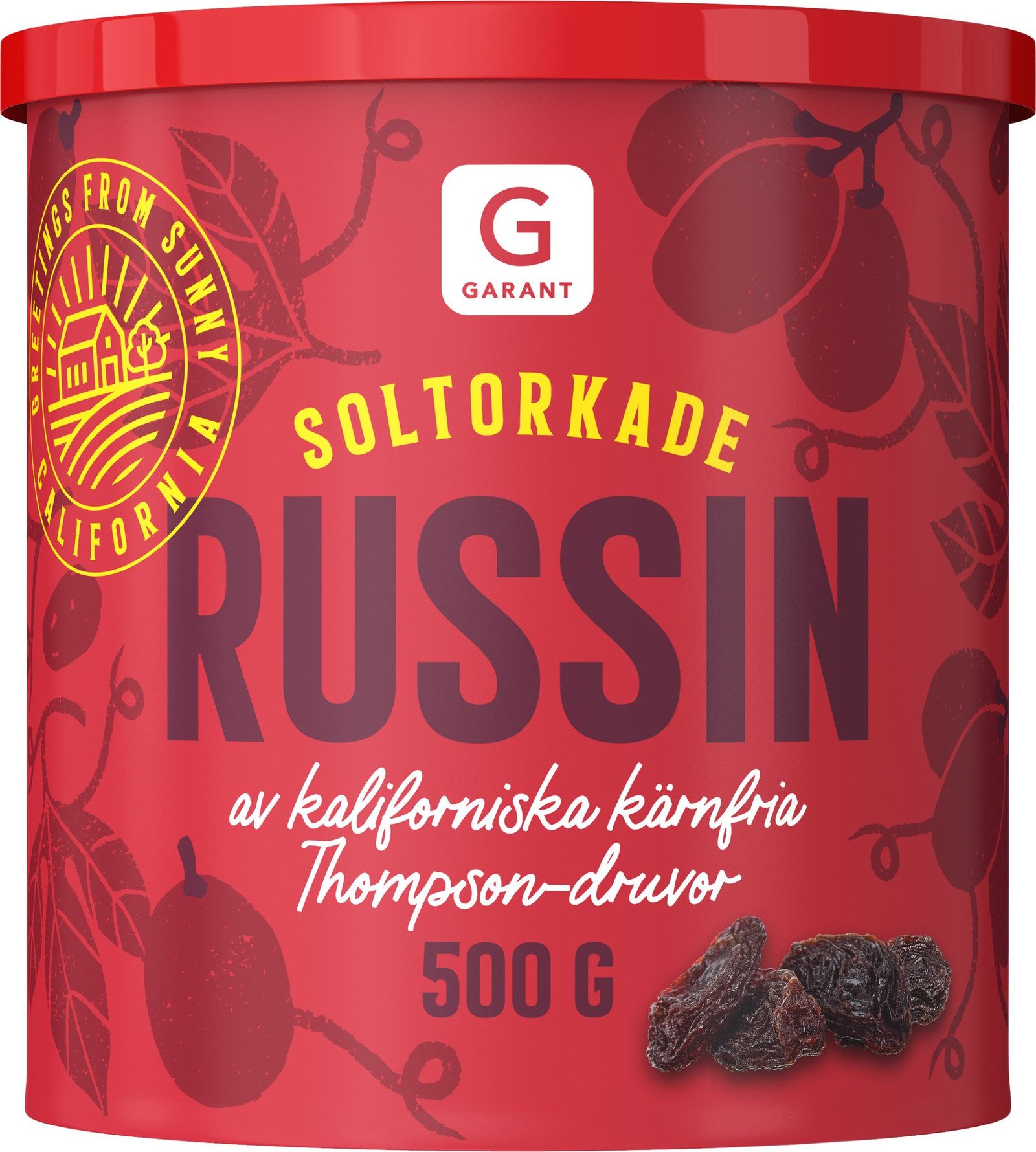 Garant Soltorkade Russin 500g